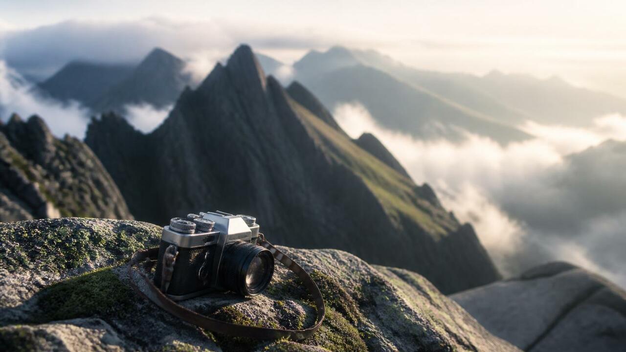 Мурманчанин нашел в Хибинах старый фотоаппарат,...