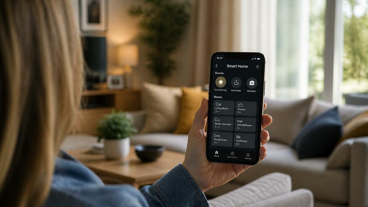 Узнайте, как использовать Google Nest, находясь...