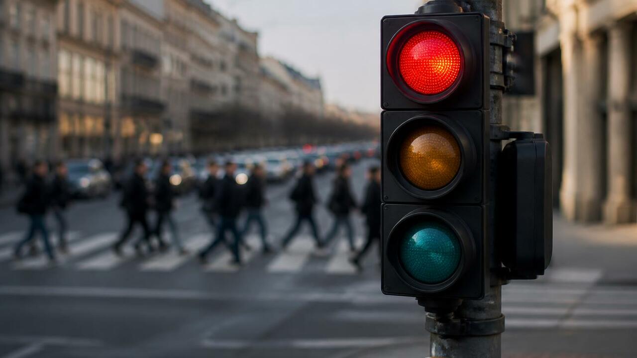 В центре Мурманска заработали два новых светофора На проспекте Ленина в Мурманске заработали два ...