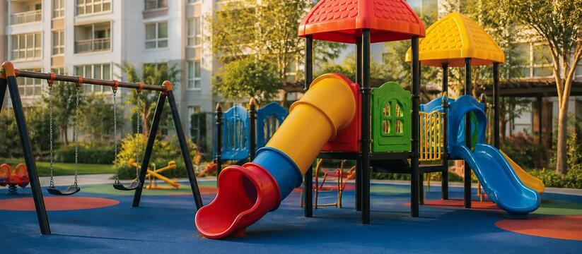 В Мурманске открыли детскую площадку «Арктический калейдоскоп» В Мурманске открыли детскую площадку «Арктическ...