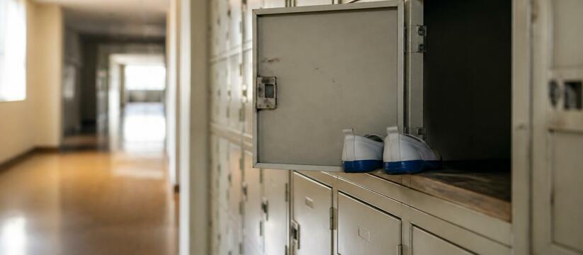 В Японии неизвестный ворует стельки из обуви школьниц Фотография школьных шкафчиков для обуви в мягко...